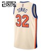 Maillot Basket Enfant New York Knicks Karl Anthony Towns 2025-26 Nike City Edition Blanc Swingman
